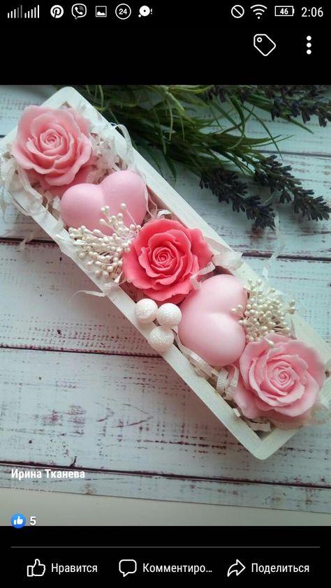 Lilin Aroma, Flowers At Home, How To Make Soap, Handmade Candles Diy, Săpunuri Handmade, Diy Candles Homemade, Soap Flowers, Soya Mumu, Handmade Soap Recipes