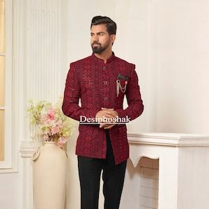 Jodhpuri Coat Pant Stylish Partywear Designer Suit Bandhgala Suit Wedding Suit For Men. Prince Suit, Jodhpuri Suits, Jodhpuri Suit, Sherwani For Men, Royal Prince, Coat Design, Coat Pant, Desi, Prince