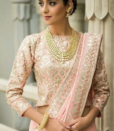 90 Latest Full Sleeves Saree Blouse Designs (2021) Full Sleeves Saree Blouse, Long Saree Blouse, Trendy Saree Blouse Designs, Long Saree Blouse Designs, Long Blouse Saree, High Neck Blouses, Long Sleeve Saree Blouse, Long Sleeve Blouse Designs, Print Blouse Design