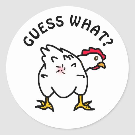 Funny sticker Bundle Sorry Sticker, Chicken Tattoo, Chicken Drawing, Adult Stickers, Chicken Painting, Cute Puns, Funny Chicken, Chicken Humor, Funny Doodles