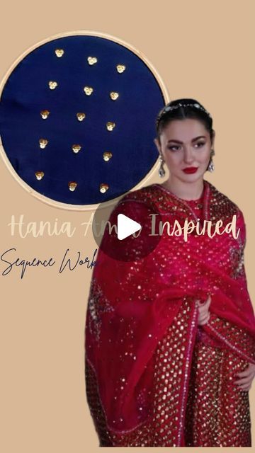 Modern Embroidery Fashion, Mohsin Naveed Ranjha, Hania Amir, The One And Only, Inspired Dress, Hand Embroidery Designs, May 20, Touch Of Modern, Anarkali