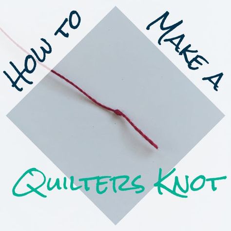 Quilters Knot, Quilting Tutorial, Tie Quilt, Beginner Sewing Projects Easy, Quilting For Beginners, Quilting Techniques, Quilting Tips, Sewing Projects For Beginners, Quilting Tutorials