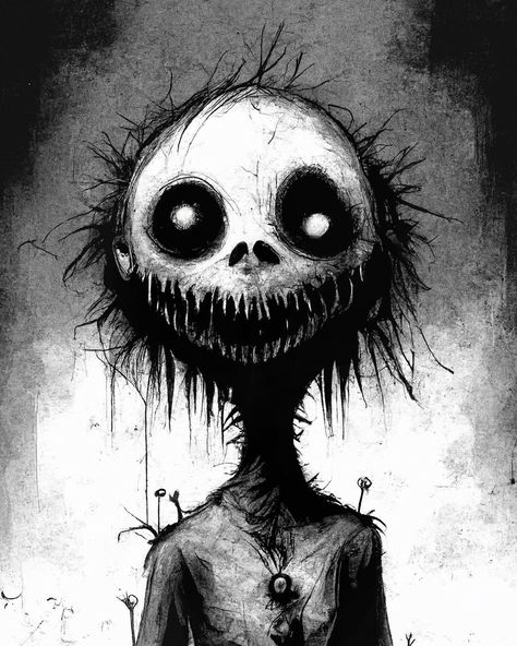 Mr. Skellington post-divorce. #HorrorCollector #HauntedImagery #GrimArtistry. Nightmare Fuel Art, Creepy Manga Art, Gruesome Art, Dark Surrealism Art, Nightmare Drawing, Horror Drawings, Scary Paintings, Monster Drawings, Nightmare Fuel