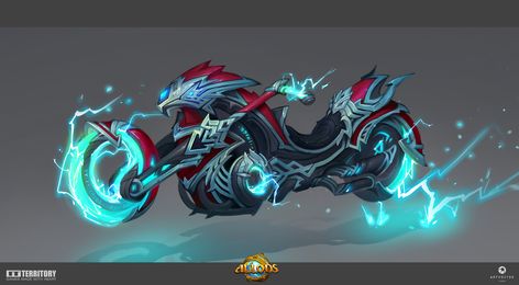 ArtStation - Allods online Fantasy Vehicles Concept, Fantasy Magic Vehicles, Fantasy Bike, Fantasy Vehicles, Teknologi Futuristik, Warrior Concept Art, Fantasy Cars, Magic Car, Arte Punk