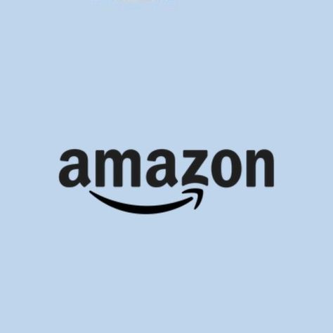 Amazon Logo Aesthetic, Amazon Icon, Amazon Aesthetic, Logo Aesthetic, Blue Aesthetic, Ice Blue, Amazon Logo, Company Logo, Tech Company Logos