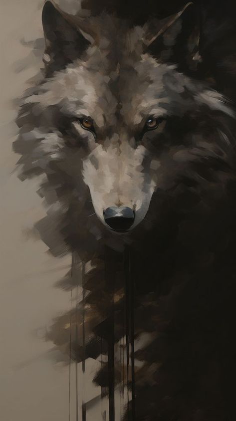 Acrylic paint of wolf face animal mammal creativity. | premium image by rawpixel.com Wolf Iphone Wallpaper, Wolves Painting Acrylic, Iphone Wallpaper Wolf, Wallpaper Wolf, Iphone Wallpaper Dark, Dark Wolf, Wolf Painting, Wolf Face, Wolf Wallpaper