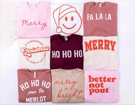 Best Ugly Christmas Sweaters, Christmas Sweatshirt Ideas, Ugly Christmas Sweater Ideas, Christmas Sweater Ideas, Christmas To Do List, Christmas Craft Fair, Cute Christmas Outfits, Sweater Ideas, Christmas Tee Shirts