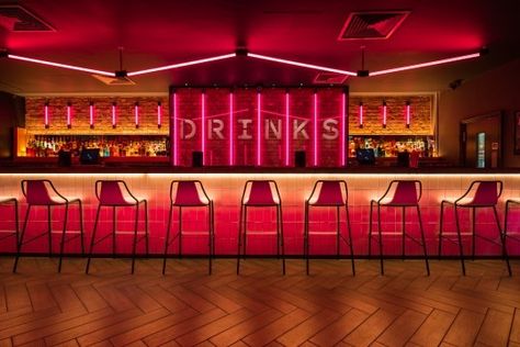 Nightclub Design, Victorian Tiles, Table Bistrot, Making Space, Exposed Brick Walls, Bar Interior, Table Extensible, Sofa Styling, Gloucester