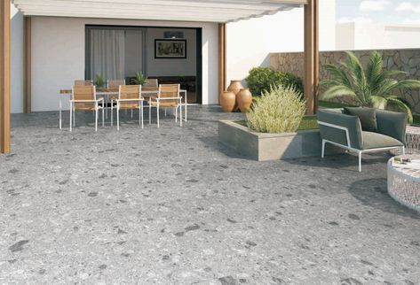 4046 Terrazzo Look Tile Terrazzo Tiles Outdoor, Terrazo Flooring Outdoor, Terrazzo Flooring Outdoor, Traditional Tile Design, Tiles Terrazzo, Terrazzo Floor, Brick Look Tile, Paver Tiles, Tile Cladding