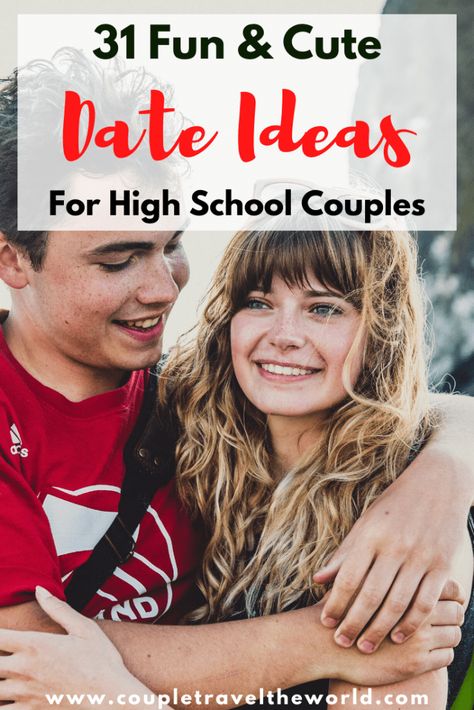 31 Cute date ideas for High School, Teenage Couples (From a once teenage couple!) Here you fill find the very best and totally adorable cheap, fun & date ideas for a millennial couple at high school! Dates ideas include all seasons including summer, winter, fall and spring. The very best first date ideas here! #dateideas #teenager #teendating #teendate #datenight #date Fun First Date Ideas, High School Dating, High School Couples, Outdoor Dates, High School Plays, First Date Ideas, Dates Ideas, Fun First Dates, Relationship Things