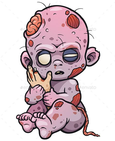 Baby Zombie, Zombie Drawings, Zombie Cartoon, Arte Zombie, Zombie Art, Posca Art, Chandler Riggs, Graffiti Characters, Illustration Cartoon