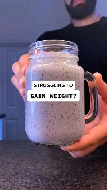 Weight Gain Drinks, Gain Weight Smoothie, Weight Gain Shakes, Healthy Weight Gain Foods, Food To Gain Muscle, Weight Gain Workout, Weight Gain Diet, Perfect Smoothie, Weight Gain Meals