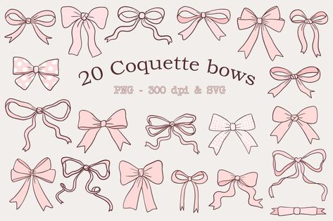 Bow Hoodie, Ribbon Drawing, Ballet Core Aesthetic, Leavers Shirt, Binder Decoration, 2025 Diary, Ribbon Font, Coquette Ballet, Ribbon Clipart