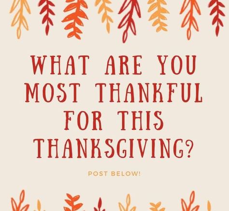 Thanksgiving Interactive, Thanksgiving Questions, Thanksgiving Post, Interactive Facebook Posts, Fb Games, Holiday Engagement, Social Media Church, Hot Mess Mom, Facebook Algorithm