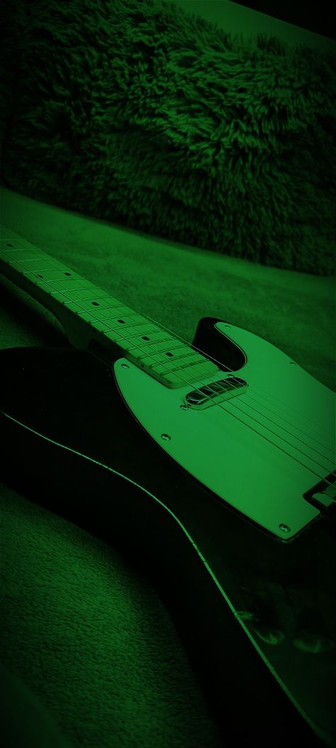 Dark Green Guitar Aesthetic, Green Guitar Aesthetic, Dark Green Guitar, Jordan Core, Green Profile, Flame Heart, Jake Wallpaper, Green Vibe, Happy Zone