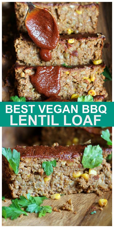 Lentil Loaf, Vegan Barbecue, Favorite Dinner, Recipe Breakfast, Cook Recipes, Vegan Main Dishes, Simple Dinner, Vegetarian Recipe, Health Recipes