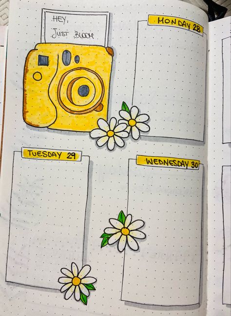 Bullet Journal April, Weekly Bullet Journal, April Bullet Journal, Journal Idea, Spring Inspiration, Journal Ideas, Bullet Journal, Floral, Quick Saves