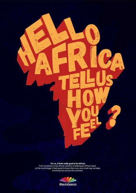 African Typography Graphic Design, African Fonts Typography, African Poster Design, African Typography, Africa Graphic Design, African Futurism, Tall Font, African Tiger, Font Layout