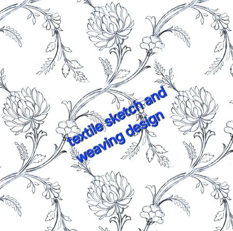 Saree jaal design Jaal Design, Weaving Designs, Allover Pattern, Sketch Art, Surface Pattern Design, Surface Pattern, Flower Drawing, Art Sketches, Pattern Design