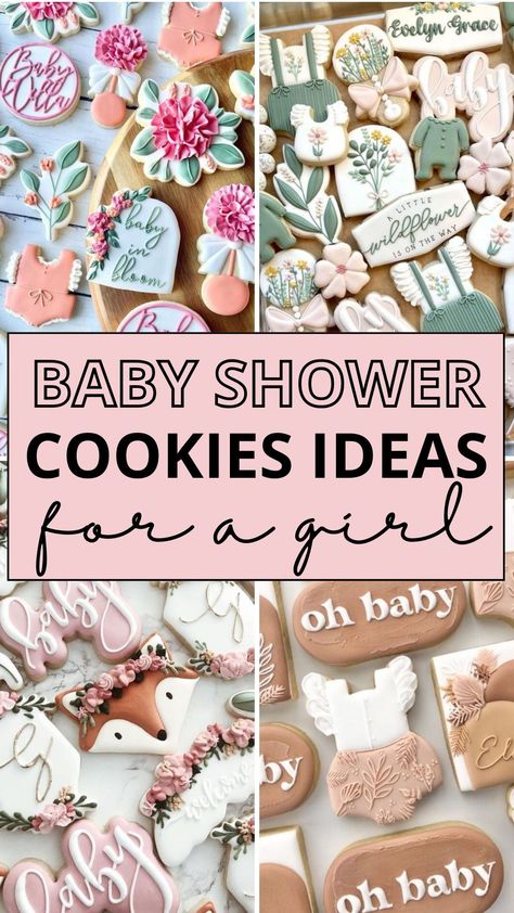 Unveil a world of sweetness with our baby shower cookie ideas perfect for a girl's celebration! From delicate floral designs to charming boho and woodland themes, these custom cookies will be the crowning glory of your dessert table. Discover the inspiration you need to create unforgettable treats that are as beautiful as they are delicious. Perfect for baby showers, baby sprinkles, and every celebration in between, our ideas will help you add that special touch to your event. Finger Foods Baby Shower, Butterfly Baby Shower Cake, Spring Baby Shower Themes, Mint Baby Shower, Baby Shower Food For Girl, Baby Shower For A Girl, Shower Dessert Table, Baby Shower Dessert