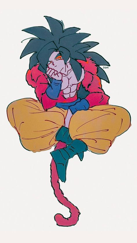 Popular Anime Drawings, Slick Goku, Ssj4 Goku, Super Saiyan 4 Goku, Goku Ssj4, Dragon Ball Super Artwork, Dbz Art, Anime Dragon Ball Goku, Z Arts