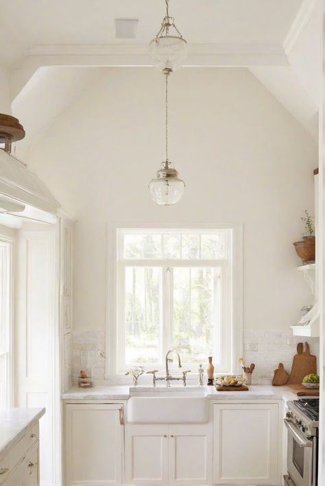 kitchen interior design, kitchen wall paint, kitchen color scheme, kitchen renovation Ballet White, Light Oak Floors, White Wall Paint, Kitchen 2024, Sage Green Kitchen, Green Kitchen Cabinets, Green Cabinets, Simply White, Inspo Board