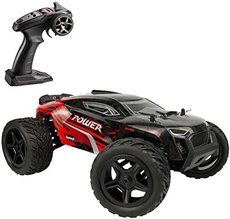 Amazon.com: Hosim All Terrain Waterproof Rc Cars 1:16 4WD Monster Truck, High Speed 36+ kmh 2.4Ghz Electric Remote Control Car , Off-Road RC Buggy RC Toys Trucks for Kids and Adults(Red): Toys & Games Rc Buggy, Shark Toy, Rc Monster Truck, Rc Truck, Tire Tread, Rc Autos, Rc Trucks, Lego Cars, Rc Toys