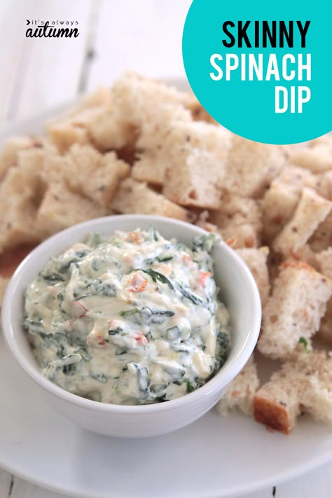 Ww Spinach Dip, Low Cal Spinach Dip, Low Calorie Vegetable Dip, Ww Dips, Knorr Vegetable Dip, January Reset, Spinach Dip Cold, Low Calorie Appetizers, Healthy Spinach Dip