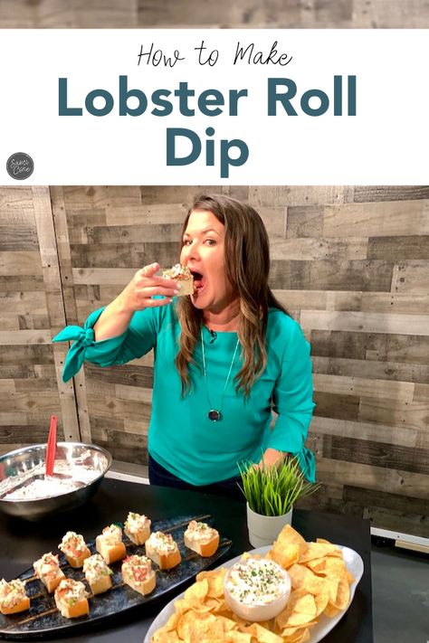 Lobster Roll Dip, Cold Lobster Dip, Lobster Dip Recipes Cold, Lobster Dip Recipes, Lobster Dip Recipes Appetizers, Cold Lobster Roll, Lobster Appetizers, Lobster Dip, How To Make Lobster