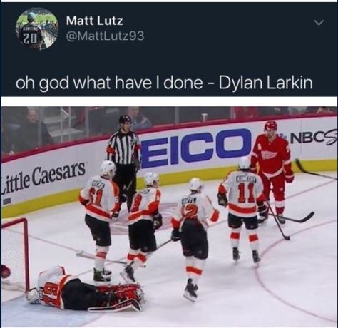 Ice Hockey Goalie Memes, Hockey Goalie Memes, Philadelphia Flyers Wallpaper, Philadelphia Flyers Logo, Hockey Funny, Philadelphia Flyers Hockey, Hockey Boards, Funny Hockey, Hockey Quotes