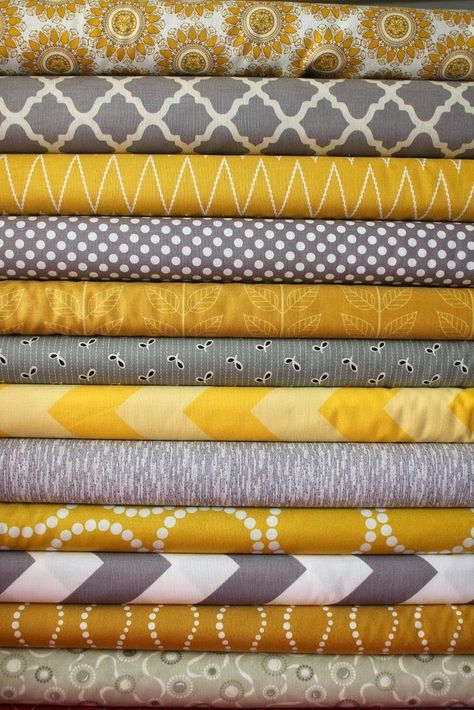 12squared: April 2015 Mustard And Grey Kitchen, Mustard Bed, Mustard And Grey, Room Colours, Yellow Curtains, Yellow Bedding, No Sew Curtains, Chevron Fabric, Grey Room