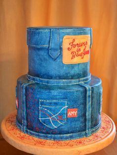 blue jean baby shower cake | ... blue jeans wedding cake birthday cake graduation parties baby shower Airbrush Cake, Teen Cakes, Fondant Recipe, Birthday Cakes For Teens, 3d Cakes, Viking Woman, Crazy Cakes, Fur Clothing, Teen Birthday