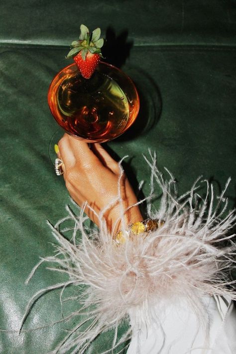 Aesthetic Fashion Pictures, Fluffy Accessories, Feather Aesthetic, New Years Aesthetic, Holiday Editorial, Feather Cuffs, Feather Texture, Cocktail Photography, Dress Blazer