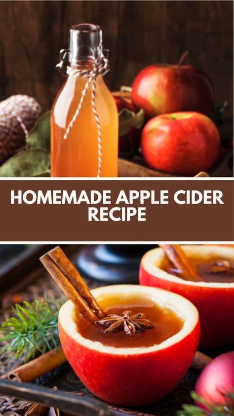 Homemade Apple Cider recipe is made of fresh apples, cinnamon, and spices this delightful beverage serves 6 and takes about 1 hour to prepare, making it a perfect drink for cozy gatherings or crisp autumn days. Apple Cider Recipe Homemade, Apple Cider Recipe Easy, Home Made Apple Cider, Homemade Apple Cider Recipe, Best Apple Desserts, Apples Cinnamon, Apple Cider Recipe, Homemade Apple Cider, Spiced Apple Cider