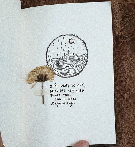 em on Instagram: “"It's okay to cry, to feel lost sometimes, and one day you'll find your light." - em @journalby.em 🌙 . . "You will."🌻 . . . . . . . […” Its Okay To Feel Lost Sometimes, Sketch Quotes Feelings Art, Lost Draw Feeling Sketch, Lost Mind Thoughts, Lost Draw Feeling, Sketchbook Quotes, Crush Qoutes, Journal Poetry, Drawing Feelings