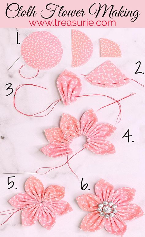 Umgestaltete Shirts, Diy Dog Collar, Making Fabric Flowers, Collars Diy, Fabric Flower Tutorial, Paper Flower Decor, Dog Flower Collar, Wall Hanging Crafts, Christmas Potpourri