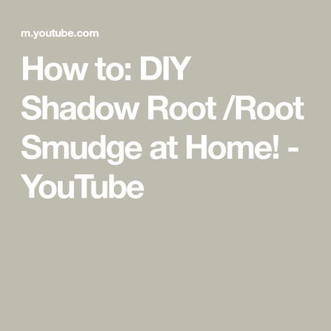 How To Root Melt At Home, Diy Root Melt At Home, Root Smudge At Home, Diy Root Melt, Diy Shadow Root, Shadow Roots Hair, Shadow Root Blonde, Natural White Hair, Root Shadow