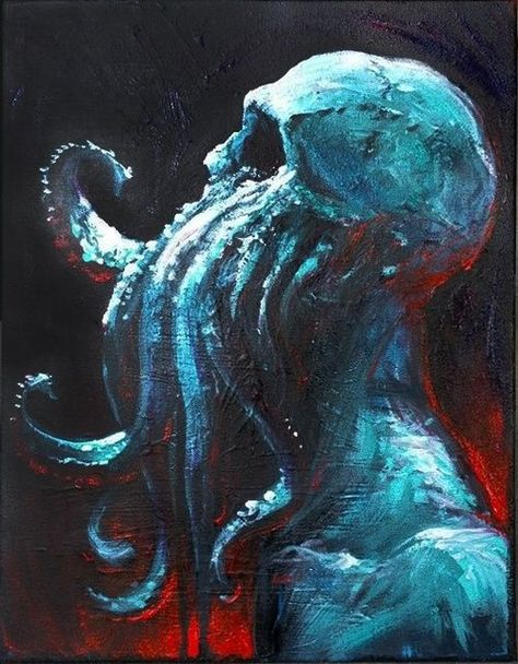 Octopus Drawings, Cthulhu Fhtagn, Sick Drawings, Comic Illustrations, Cthulhu Art, Lovecraft Cthulhu, Lovecraftian Horror, Eldritch Horror, Hp Lovecraft