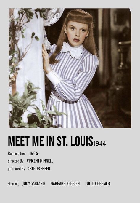 Minimalistic Polaroid Poster, Meet Me In St Louis, Mary Astor, Movies To Watch Teenagers, Movie Decor, Polaroid Poster, Minimalist Movie Poster, Movie Poster Wall, Movie Prints