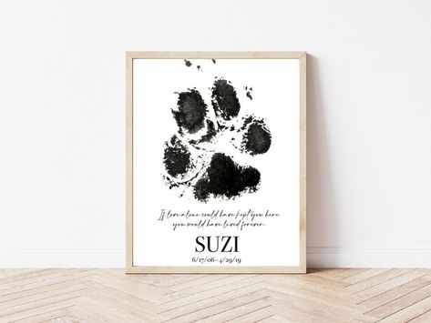 Pet Wall Decor, Soul Dog, Paw Print Art, Cat Sympathy, Pet Camping, Cat Memorial Gift, Cat Loss, Pet Paw Print, Adoption Gifts