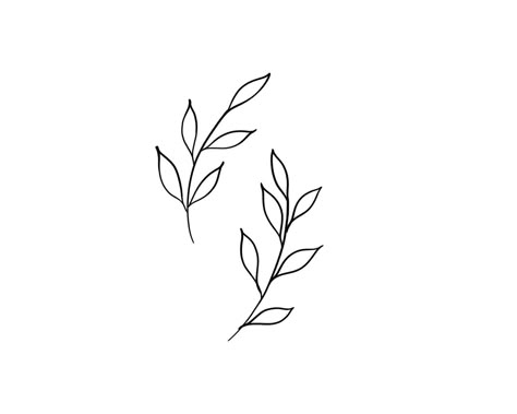 Outline Minimalist Tattoo, Leaf Finger Tattoo Stencil, Leaves Minimalist Tattoo, Leaf Tattoo Small Simple, Women Leaf Tattoo, Mini Vine Tattoo, Leaf Tattoo On Finger, Simple Growth Tattoo, Minimal Leaves Tattoo