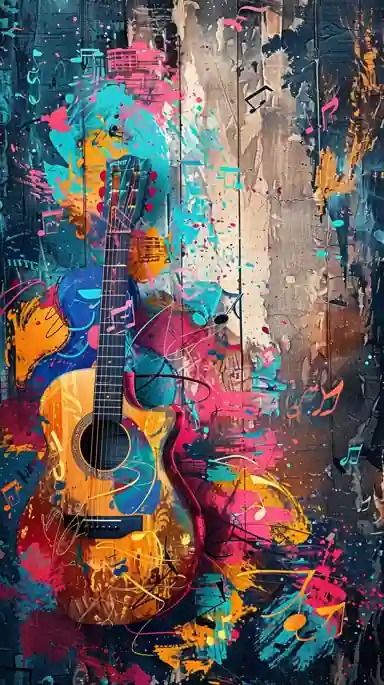 My Images Music Festival Wallpaper, 3d Wall Art Sculpture, Summer Music Festival, Hippie Music, Wallpaper Iphone Love, Ganesh Wallpaper, Summer Music Festivals, Boho Painting, Guitar Painting