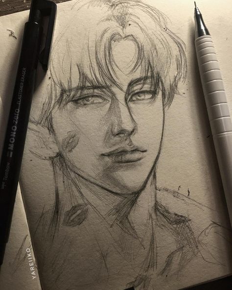 Anime Boy Drawing, Drawing Planner, Body Image Art, Drawing Cartoon Faces, Really Cool Drawings, Boy Drawing, Sketches Tutorial, Gambar Figur, Art Dark