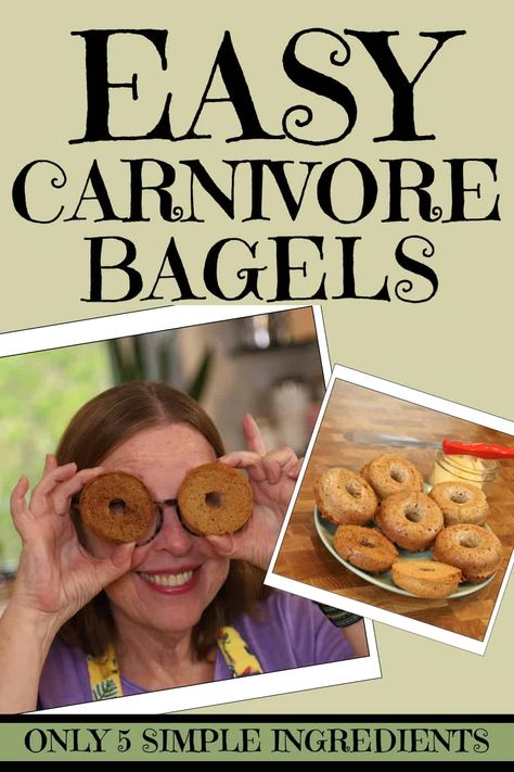 Easy Keto Low Carb Carnivore Bagels Recipe - Simple & Tasty Breakfast Recipe - Ketogenic Woman Carnivore Breakfast Sausage, Carnivore Breakfast Recipes, Carnivore Bagels, Carnivore Breakfast Ideas, Ketovore Recipes, Carnivore Breakfast, Ketogenic Woman, Easy Yummy Breakfast, Egg Bagel