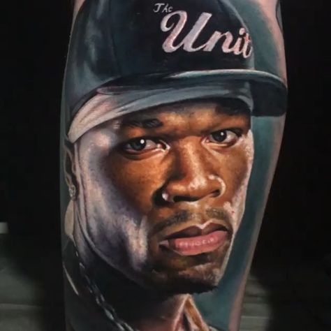 50 Cent Tattoo, Twin Tattoos, J Tattoo, Unusual Tattoo, Gangsta Tattoos, Tattoo Magazine, Tattoo Shows, Celebrity Caricatures, Music Tattoo