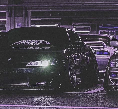 Jdm Widget, Jdm Aesthetic, Car Astethic, Black Jdm Aesthetic, Jdm Night Aesthetic, Jdm Cars Purple Aesthetic, Phonk Drift Aesthetic Purple, Japan Picture, Tokyo Drift Cars