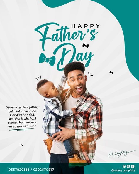 Graphic Social Media, Creative Advertising Design, Butterfly Logo, Social Media Ads, Learning Graphic Design, I Call You, Dad Day, Graphic Design Inspo, Happy Father's Day