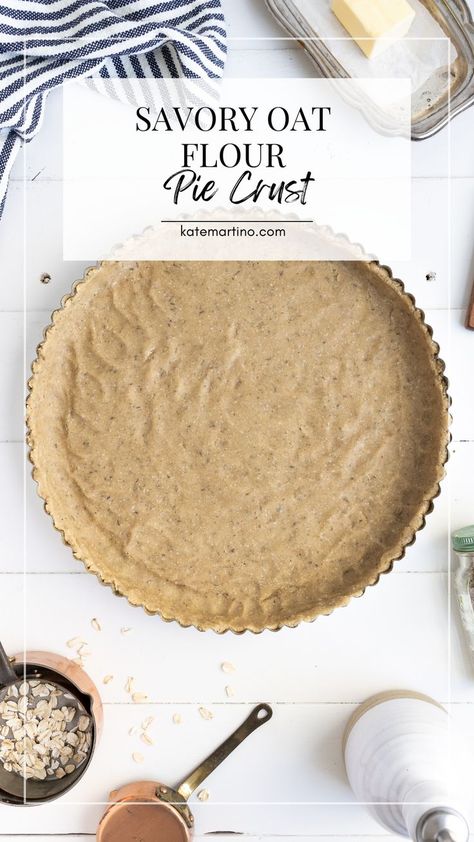 Oat Flour Pie Crust Recipe, Oat Pie Crust Recipe, Oat Pie Crust, Healthy Pie Crust Recipe, Oat Flour Pie Crust, Oat Pie, 2023 Desserts, Oatmeal Pie Crust, Healthy Pie Crust