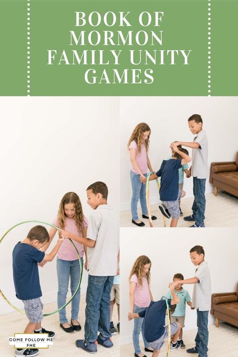 Family Home Evening Games, Family Home Evening Lessons, Family Unity, Lds Lessons, Fhe Lessons, Verse Cards, Unity Games, Family Home Evening, Object Lessons