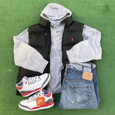 Fire Red Jordan 3 Outfit, Outfits With Fire Red 4s, Red Jordan 3 Outfit, Jordan 3 Fire Red Outfit, Fire Red 3s Outfit, Red 3s Outfit, Fire Red Outfit, Red Jordan 3, Fire Red 4s